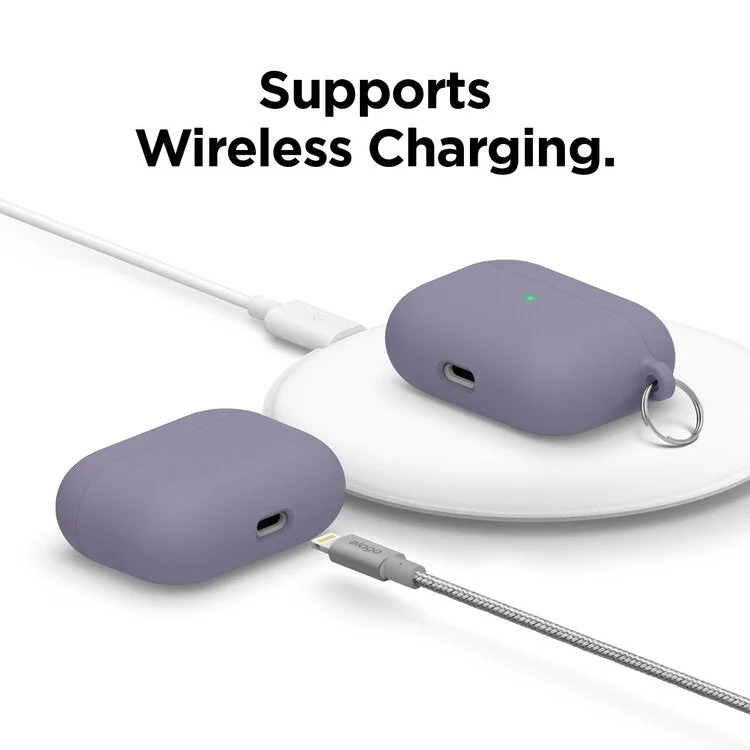 Elago AirPods Pro Liquid Hybrid Hang Case - Lavender Gray