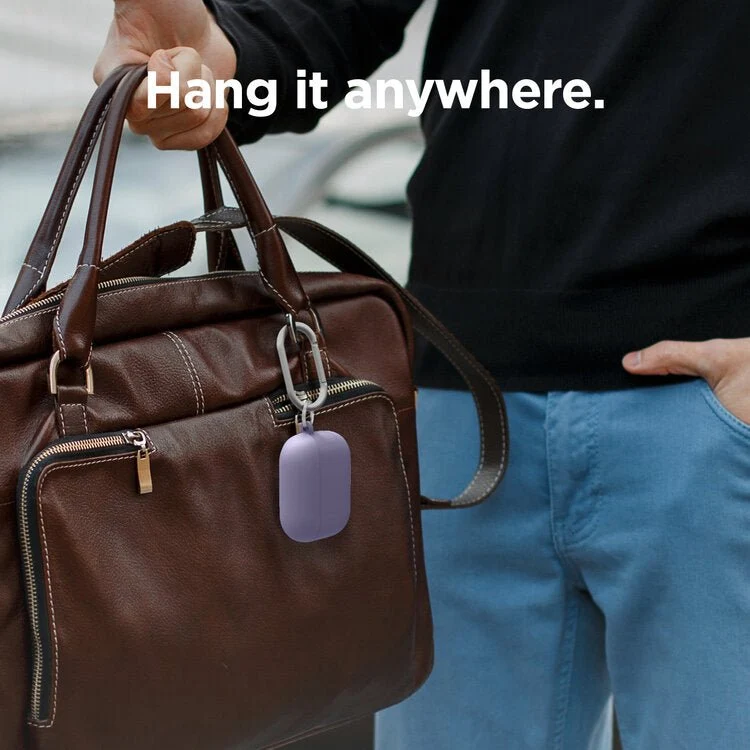 Elago AirPods Pro Liquid Hybrid Hang Case - Lavender Gray