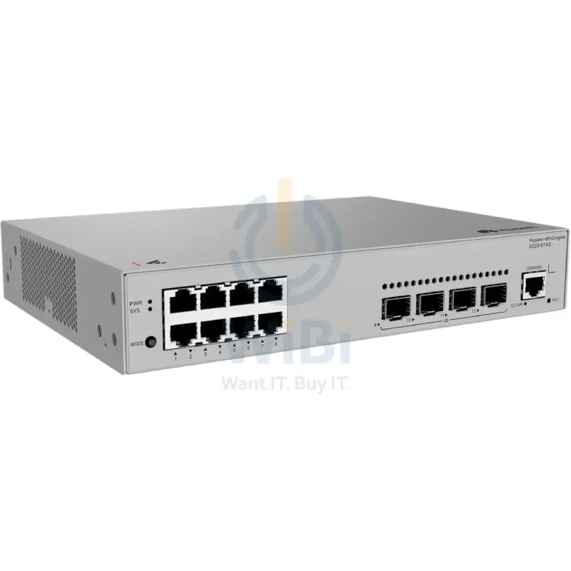 Huawei eKitEngine S220-8T4S Switch - 24 Gbit/s/s / GE RJ45 / GE SFP - Switch