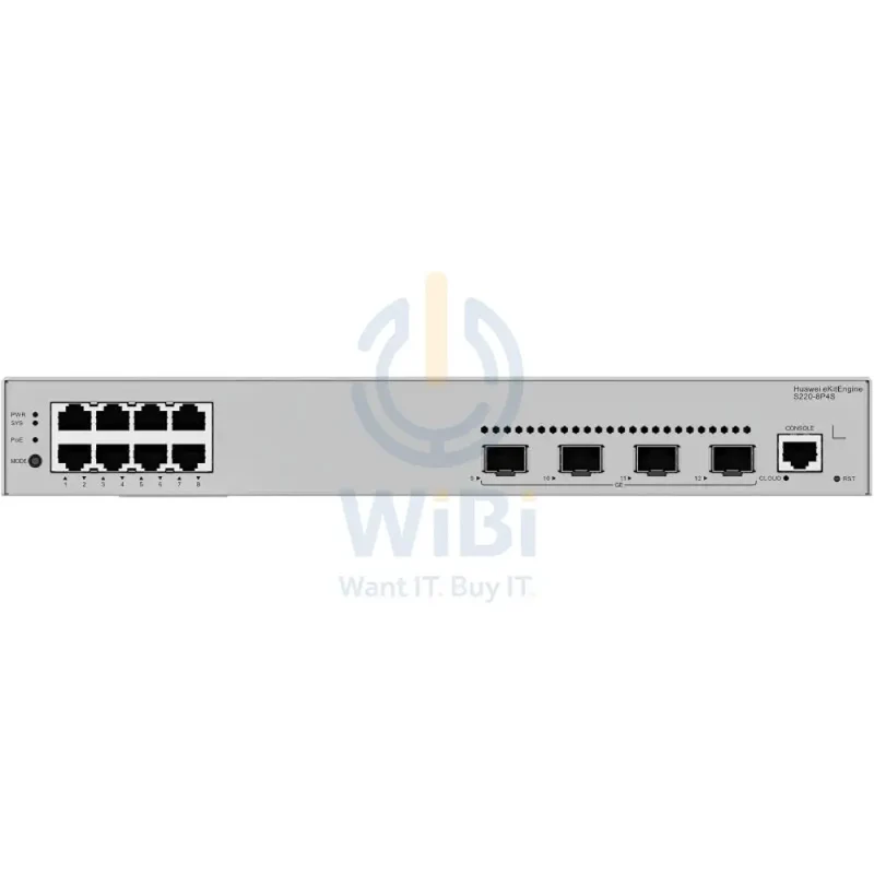 Huawei eKitEngine S220-8P4S Switch - 24 Gbit/s/s / GE RJ45 / GE SFP - Switch