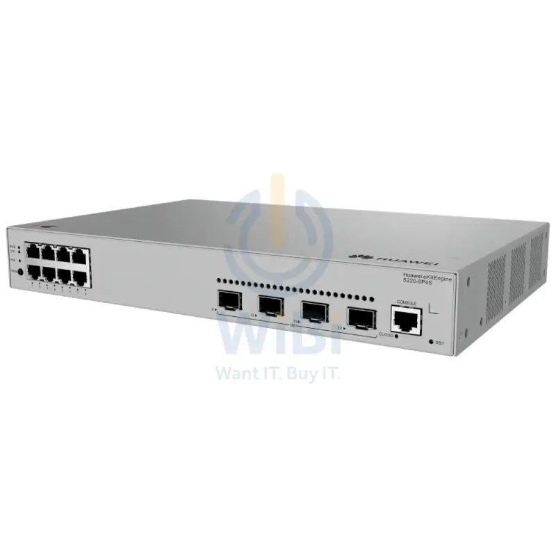 Huawei eKitEngine S220-8P4S Switch - 24 Gbit/s/s / GE RJ45 / GE SFP - Switch
