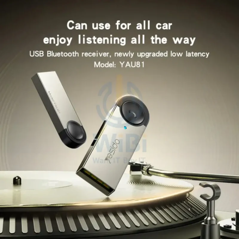 Yesido YAU81 Car Bluetooth Receiver - Bluetooth 5.0 / Up to 8 Meters