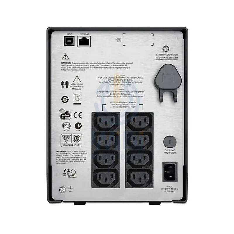 مزود طاقة غير منقطع إيه بي سي سمارت UPS C ‏1000VA - ‏600 واط / 1 كيلو فولت أمبير / تفاعلي مع خط الكهرباء / برجي (SMC1000IC)