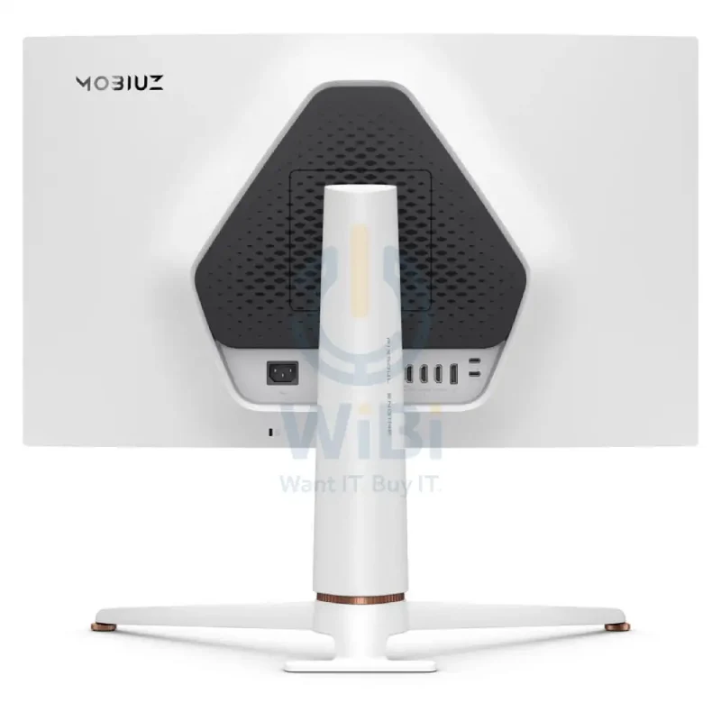 شاشة ألعاب بن كيو موبيوز EX271U، مقاس 27 بوصة، بدقة 4K UHD، وزمن استجابة 1 مللي ثانية، وتردد 165 هرتز، ويو إس بي-C 3.2 الجيل الأول، ويو إس بي-A 3.2 الجيل الأول، وHDMI 2.1، وديسبلاي بورت 1.4، ويو إس بي-C بقدرة 65 واط