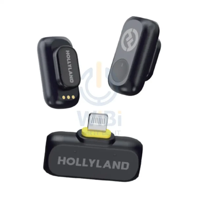 HOLLYLAND LARK A1 Mini Duo 2-Person Wireless Microphone System - Lightning / 2.4GHz / Space Gray