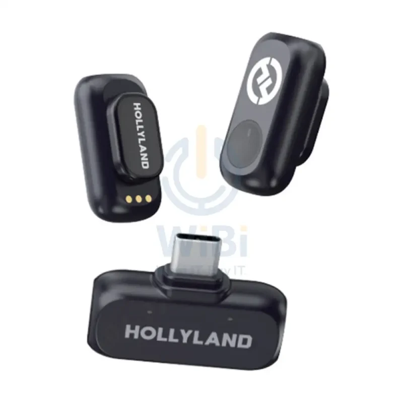 نظام ميكروفون هولي لاند لارك A1 ميني ديو لاسلكي لشخصين - USB-C / ‏2.4 جيجاهرتز / رمادي فضائي