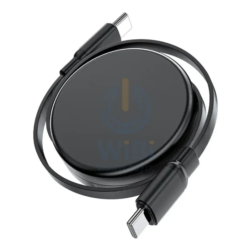 كابل بيانات وشحن إيس فاست C13-03، USB-C، 60 واط، 0.8 متر، أسود