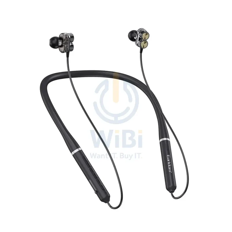 Earldom BH74 Bluetooth Neckband- 5.0 / 260 mAh / micro USB / Black