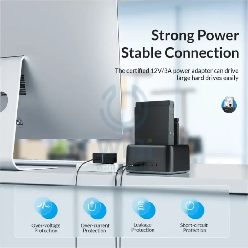 ORICO 2.5"/3.5" SATA HDD/SSD Dual-Bay Dock