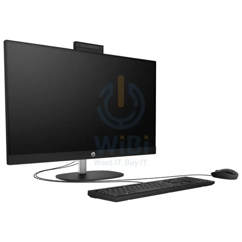 HP 27-CR0013NE AIO PC - i7 / 8GB / 512GB (NVMe M.2 SSD) / 27" FHD Non-Touch / Win 11 Pro / 1YW / Jet Black - Desktop