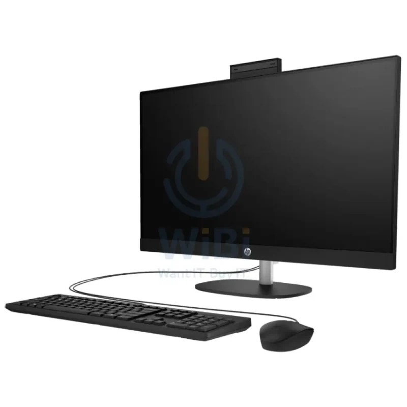 HP 27-CR0013NE AIO PC - i7 / 8GB / 512GB (NVMe M.2 SSD) / 27" FHD Non-Touch / Win 11 Pro / 1YW / Jet Black - Desktop