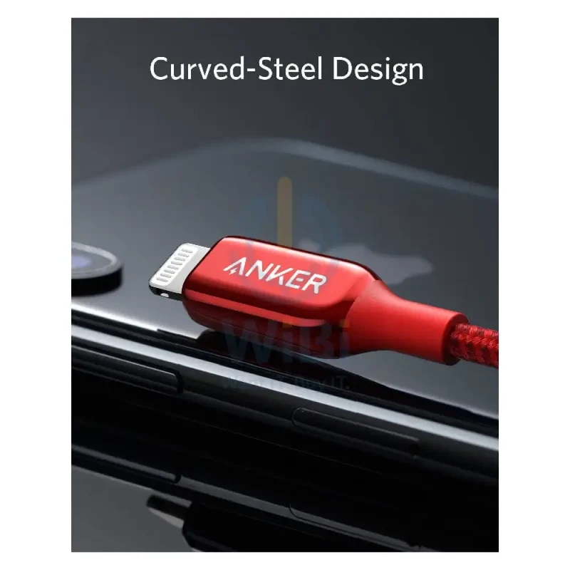 Anker PowerLine + III Cable - USB-A / Lightning / 0.9 Meter / Red