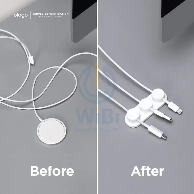 Elago Magnetic Cable Management Buttons - Black