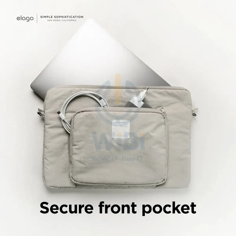 Elago Laptop 15" - 16" Pocket Sleeve - Stone