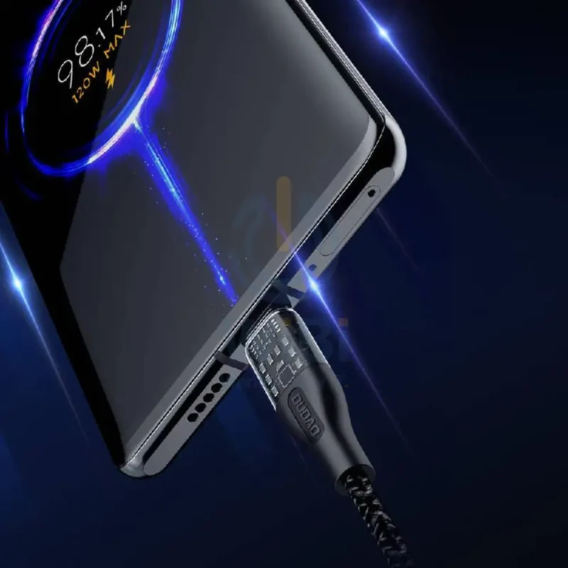DUDAO L22X Data Cable - 1.2 Meter / 120W / USB-A / USB-C / Lightning / micro USB / Grey