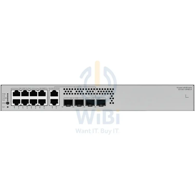 Huawei eKitEngine S310S-10PN4JX Switch - 76 Gbit/s / 10G SFP+ / 2.5G SFP / GE RJ45 - Switch