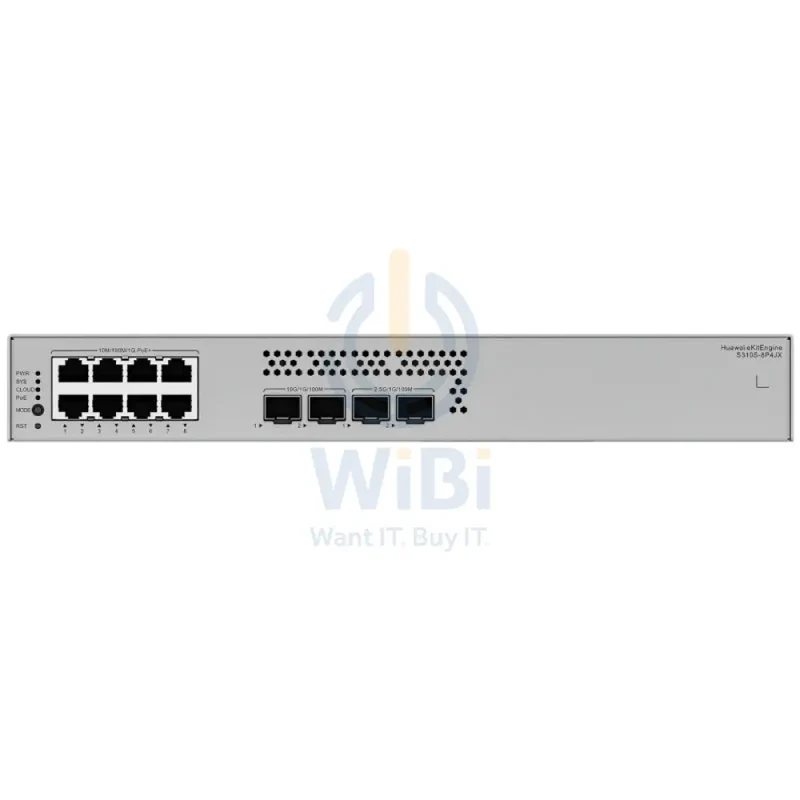 Huawei eKitEngine S310S-8P4JX Switch - 66 Gbit/s / 10G SFP+ / 2.5G SFP / GE RJ45 - Switch