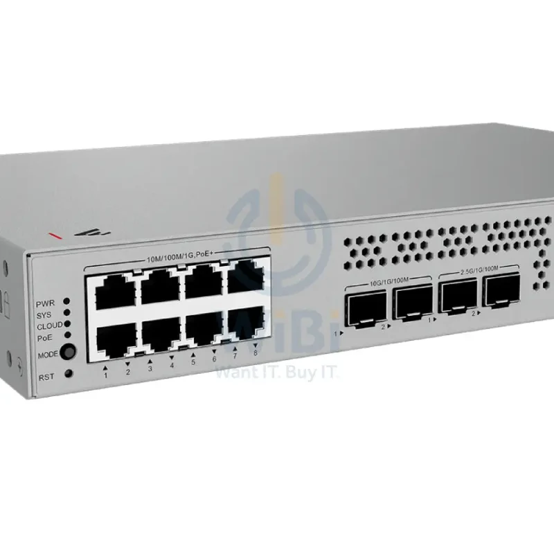 Huawei eKitEngine S310S-8P4JX Switch - 66 Gbit/s / 10G SFP+ / 2.5G SFP / GE RJ45 - Switch