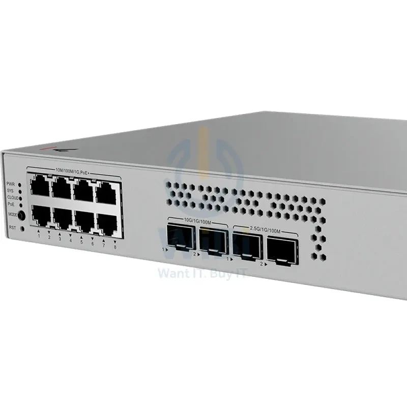 Huawei eKitEngine S310S-8P4JX Switch - 66 Gbit/s / 10G SFP+ / 2.5G SFP / GE RJ45 - Switch