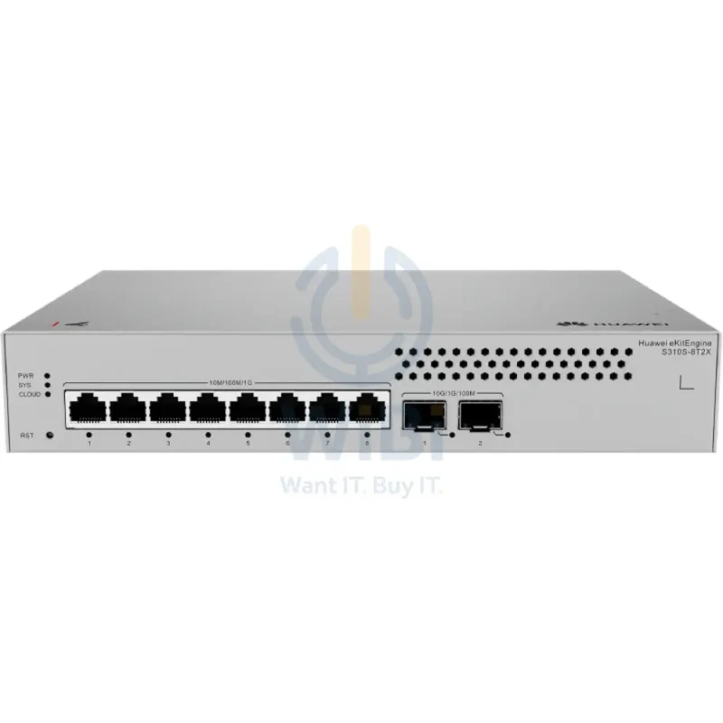 Huawei eKitEngine S310S-8T2X Switch - 56 Gbit/s / 10G SFP+ / GE RJ45 - Switch