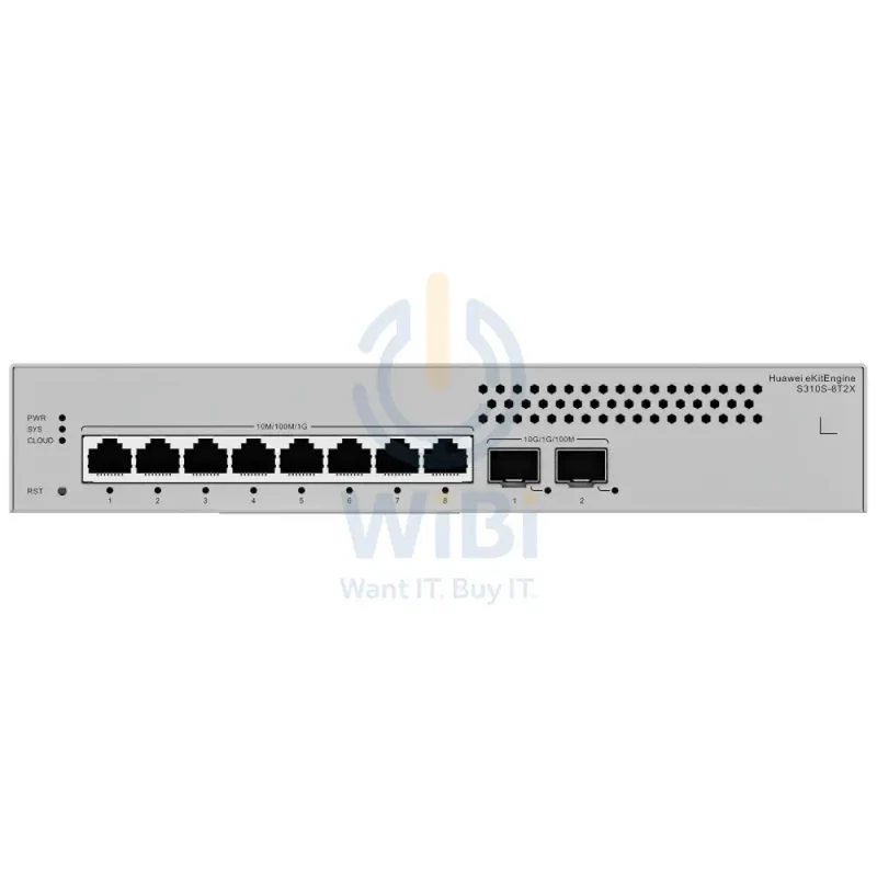 Huawei eKitEngine S310S-8T2X Switch - 56 Gbit/s / 10G SFP+ / GE RJ45 - Switch
