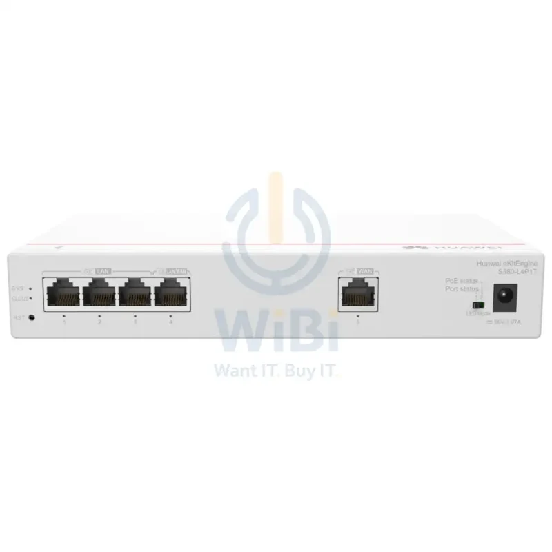 Huawei eKitEngine S380-L4P1T Gateway - 8 Gbit/s / Gigabit WAN / Gigabit LAN