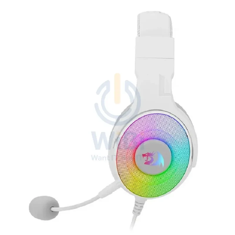 Redragon Pandora Virtual 7.1 RGB Gaming headset with Adapter - White