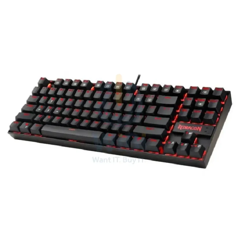 Redragon K552-BB 4 in 1 Mechanical Gaming Combo - 3200 DPI / LED Backlit / Black - KeyBoard, Mouse, Headset & Mouse Pad Combo