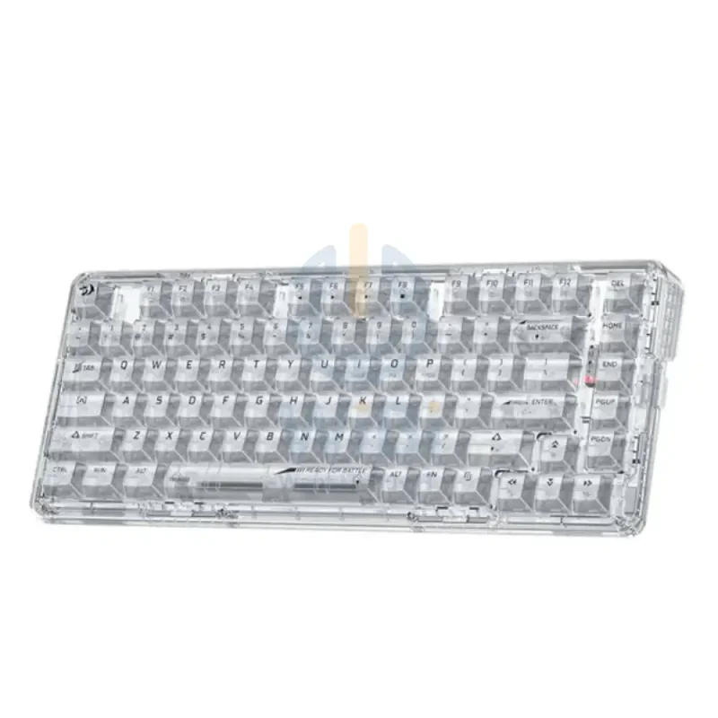 لوحة مفاتيح ميكانيكية ريدراجون K649 إلف برو RGB بثلاثة أوضاع - سلكية / لاسلكية / 82 مفتاح / شفاف