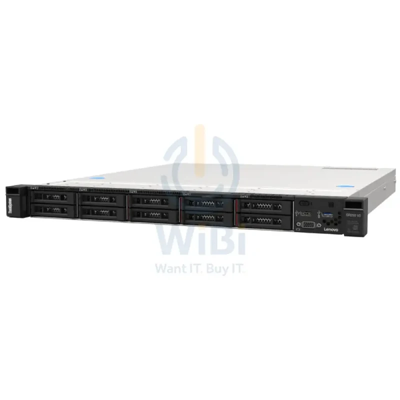 Lenovo ThinkSystem SR250 V2 - Xeon-2.60GHz / 8-Cores / 32GB / 2x 450Watts / Rack (1U) / (Without SSD)