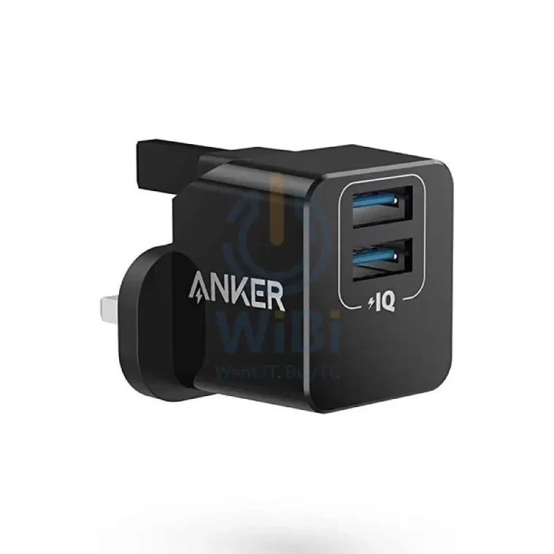 Anker PowerPort Mini Dual Port USB Charger - Black