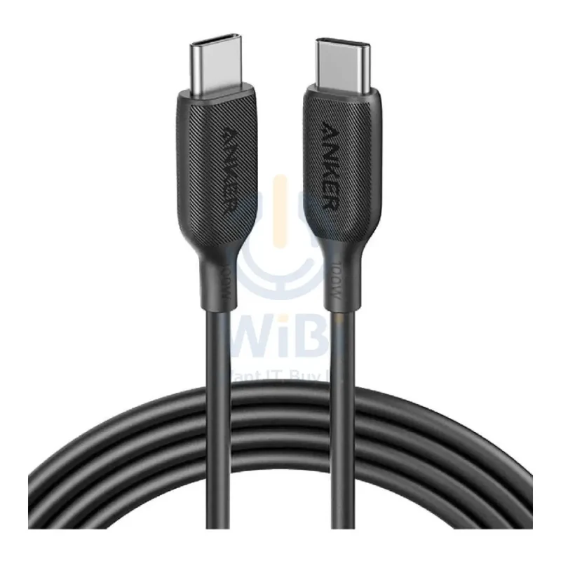 Anker PowerLine III USB-C to USB-C Fast Charging Cable - 1.8 Meter / 100W / Black