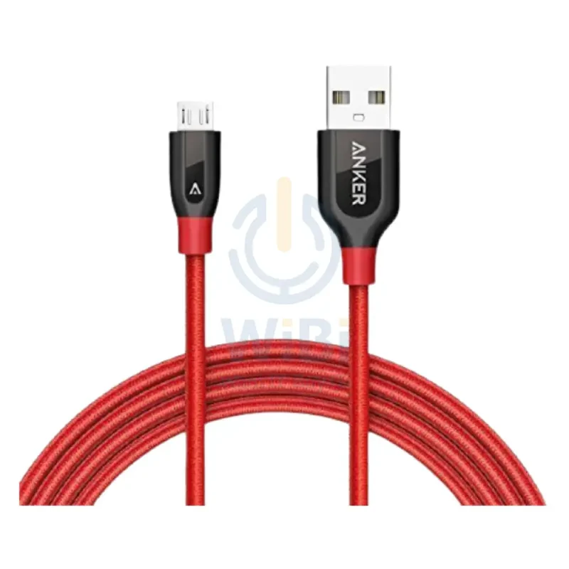 Anker PowerLine+ Micro USB Cable - USB-A / 1.8 Meter / Red