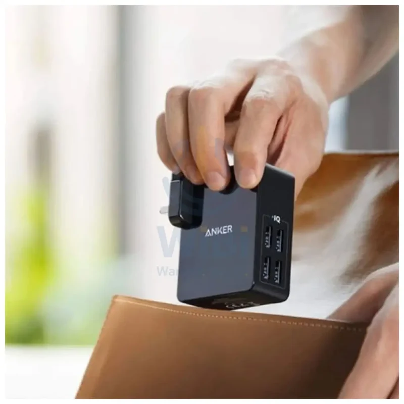 Anker PowerPort 4 Lite Charger - 27W / USB 3.0 / Black