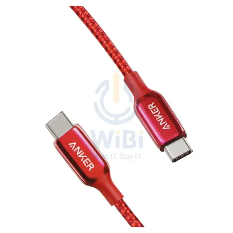 Anker PowerLine + III Charging Cable - USB-C / 1.8 Meter / Red