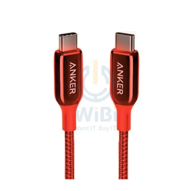 Anker PowerLine + III Charging Cable - USB-C / 1.8 Meter / Red