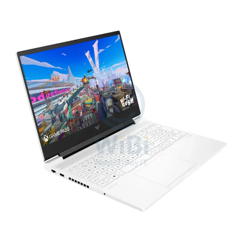 HP Victus Gaming Laptop 16-R1041NE - 16.1" FHD / i7 / 32GB / 1TB (NVMe M.2 SSD) / RTX 4050 6GB VGA / DOS (Without OS) / 1YW / Ceramic White - Laptop