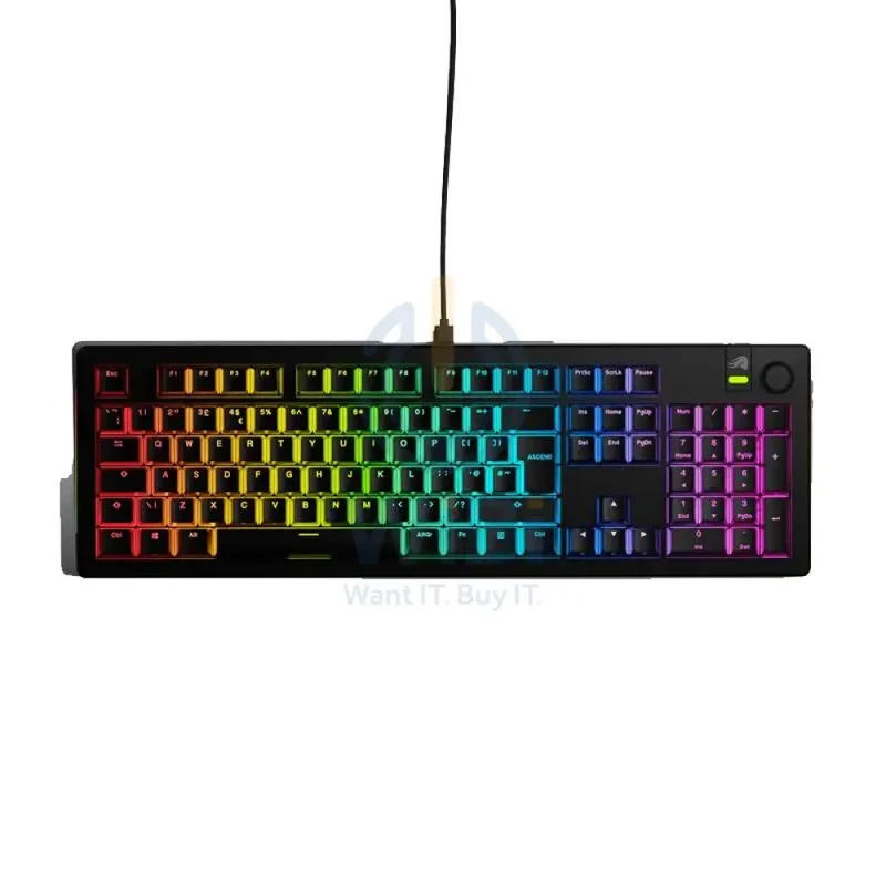 Glorious GMMK 3 Wired Mechanical Gaming Keyboard - 100% Pre-Built / Black