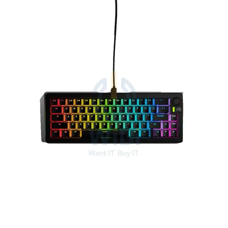 Glorious GMMK 3 Wired Mechanical Gaming Keyboard - 65% Pre-Built / Black