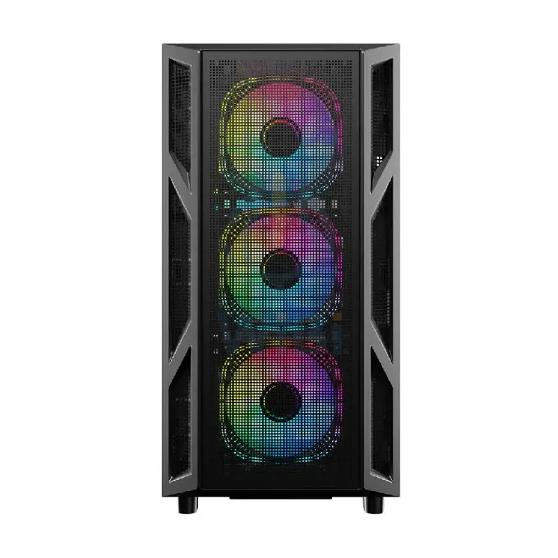 GameOn Trident IV Series Mid Tower Gaming Case - Black