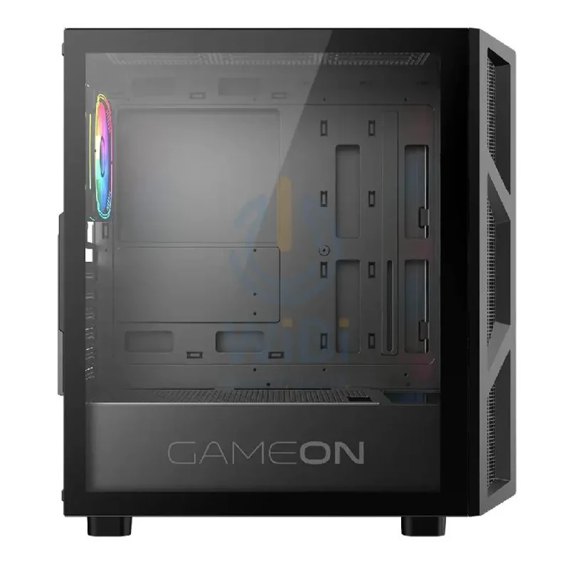 GameOn Trident IV Series Mid Tower Gaming Case - Black