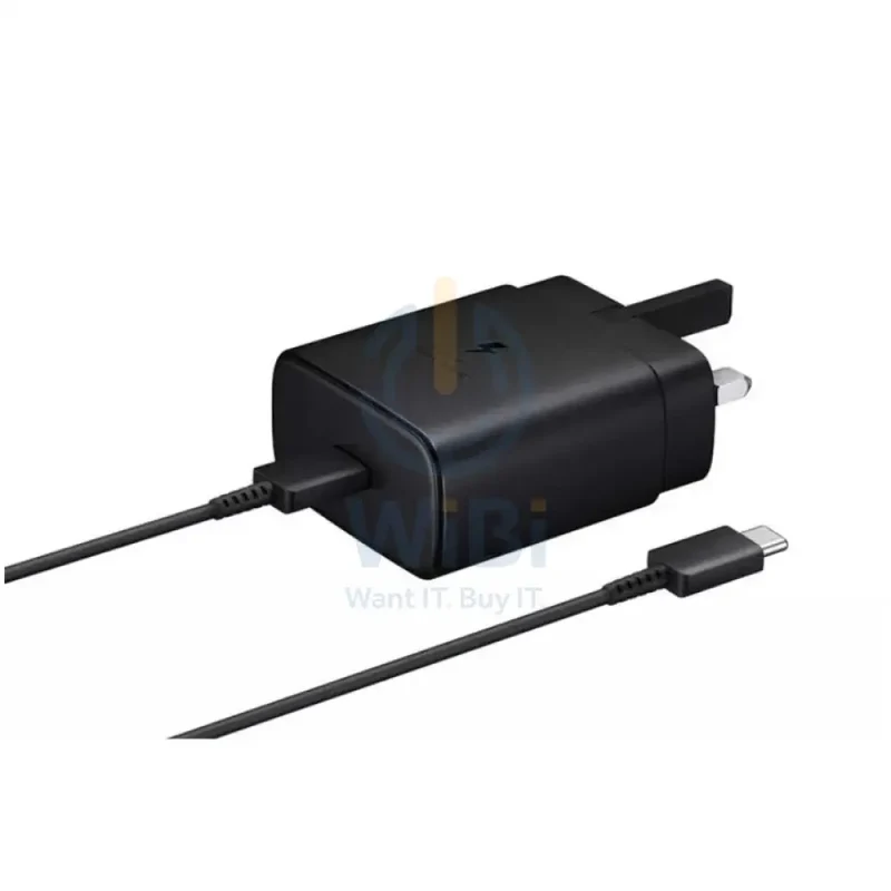 Samsung Power Adapter With Cable - 45W / 5A / USB-C / 1 Meter / Black
