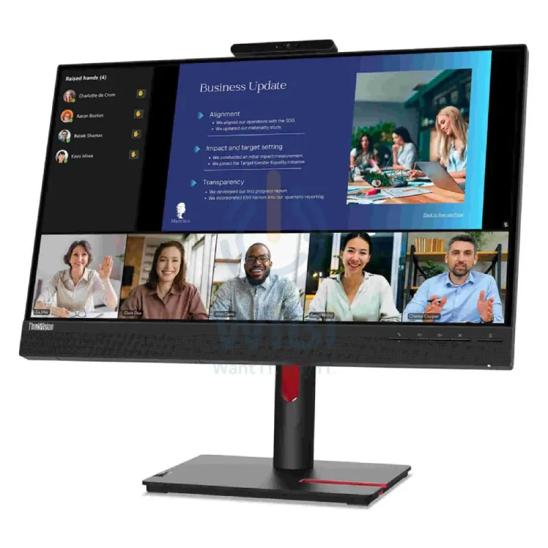 Lenovo ThinkVision T24v-30 - 23.8" FHD Anti-Glare / 4ms / 75Hz / USB 3.2 Gen 1/USB 2.0 / HDMI 1.4 / DP 1.2 / VGA / 3YW - Monitor