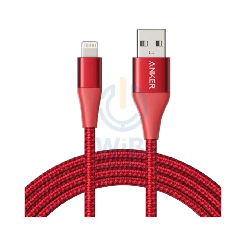 Anker Powerline+ II Lightning Cable - 1.8 Meter / Red