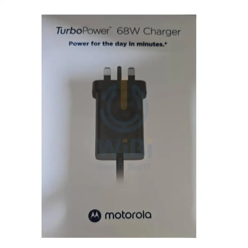 Motorola Turbo Power Wall Charger - 68W / USB-C / Black
