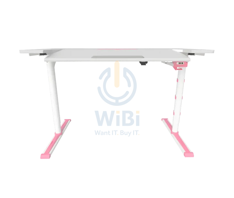 SADES Alpha Gaming Table With USB Hub - PINK