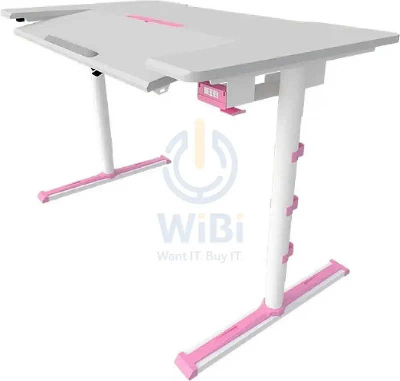 SADES Alpha Gaming Table With USB Hub - PINK