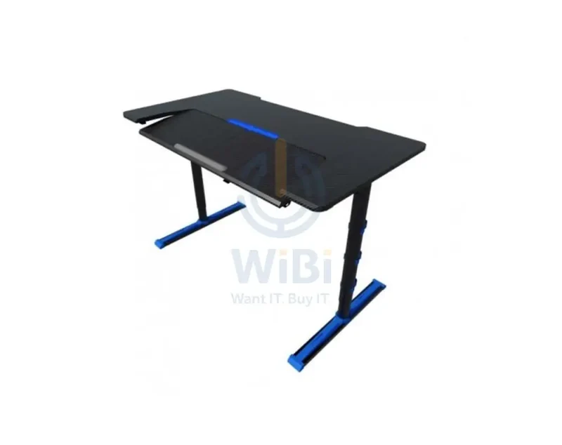 SADES Alpha Gaming Table With USB Hub - BLUE