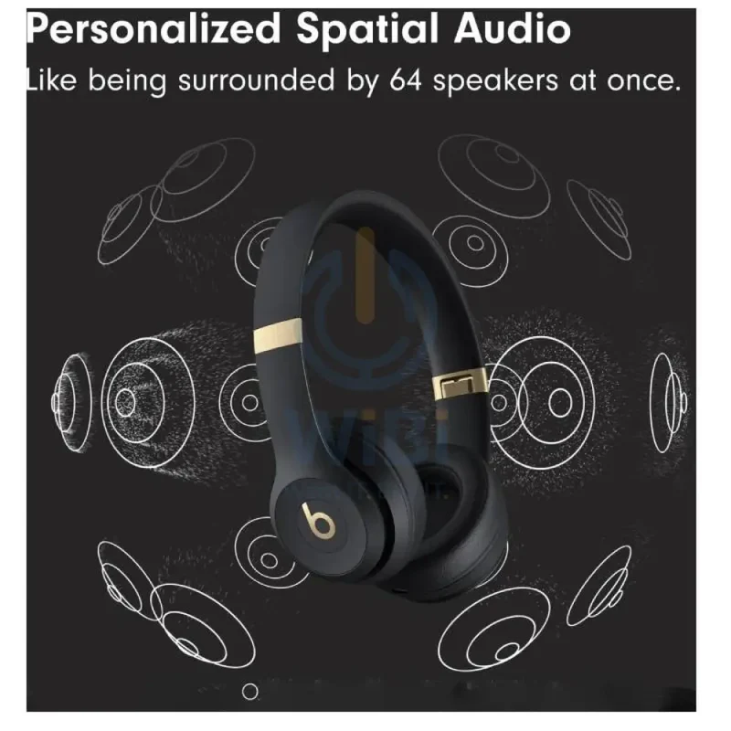 Beats Solo 4 Wireless Headphone - Bluetooth / 3.5mm / USB-C / Black/Gold