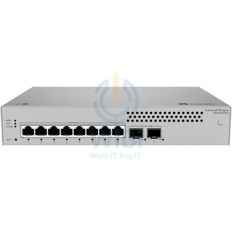 Huawei ekitEngine S220S-8T2J Switch - 26 Gbit/s / 2.5G SFP / GE RJ45 - Switch